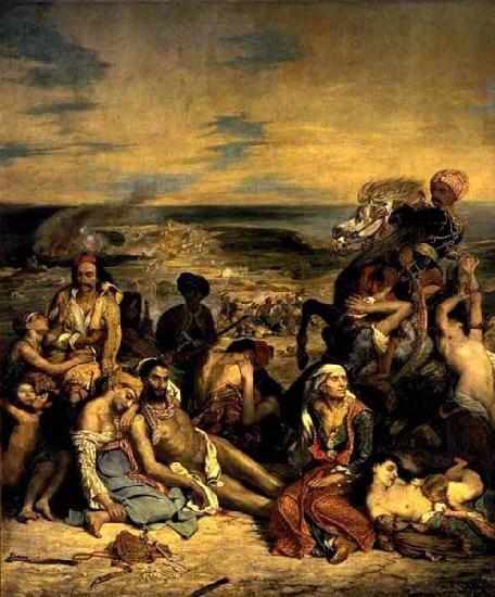 Eugene Delacroix Massacre at Chios